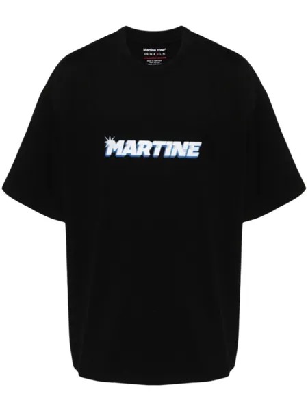 Martine Rose футболка с логотипом, черный