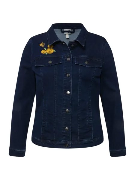 Джинсовая куртка Ulla Popken, цвет blue denim