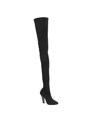 SAINT LAURENT Женские черные эластичные классические ботинки Koller с острым носком и коническим каблуком 39,5
