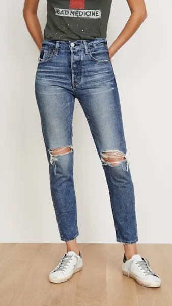 Джинсы MOUSSY VINTAGE Beckton Tapered, синий