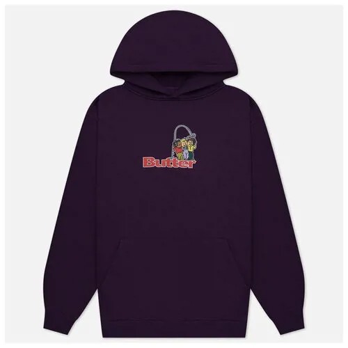 Мужская толстовка Butter Goods Headphones Logo Hoodie фиолетовый, Размер S