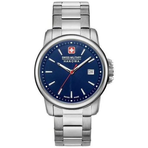 Наручные часы Swiss Military Hanowa мужские Наручные часы Swiss Military Hanowa 06-5230.7.04.003 кварцевые, водонепроницаемые, серебряный