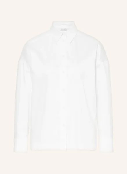 Рубашка-блузка керас Maxmara Leisure, белый