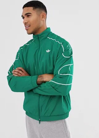 Зеленая спортивная куртка adidas Originals - flamestrike-Зеленый