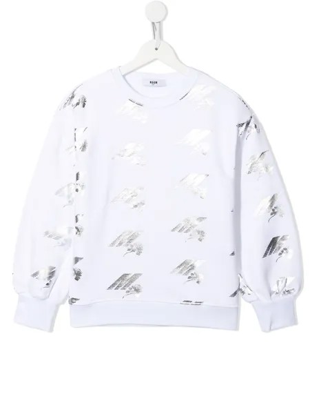 MSGM Kids толстовка с логотипом