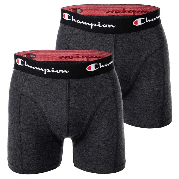 Боксеры Champion Boxershort 2 шт, цвет Grau meliert