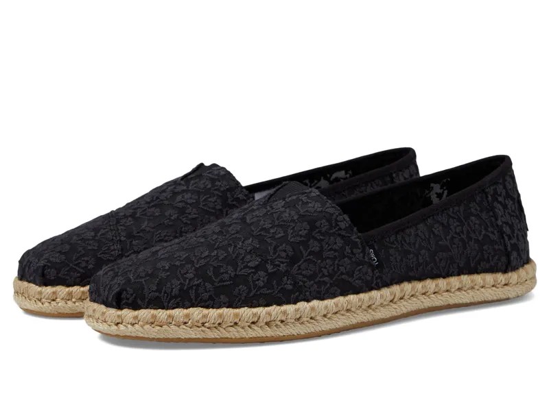 Лоферы TOMS Alpargata Rope, черный