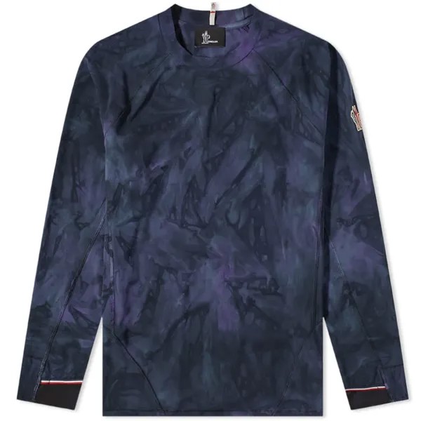 Футболка Moncler Grenoble Long Sleeve Tie Dye Tee