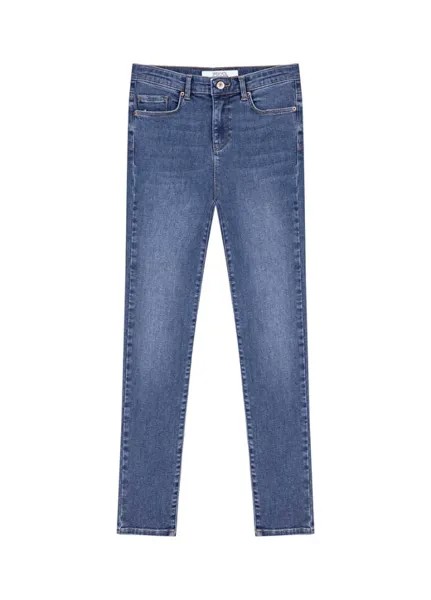 Женские джинсовые брюки Skinny с нормальной талией цвета индиго İpekyol