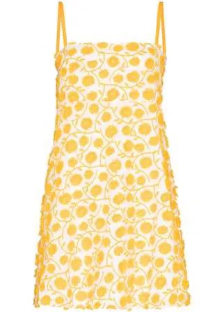 Three Graces платье мини Clementine с цветочной аппликацией
