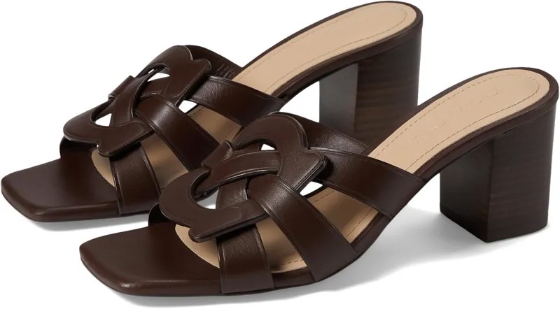 Туфли COACH Nikki Leather Sandal, цвет Maple