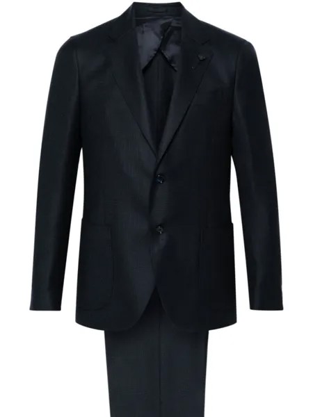 Lardini костюм в клетку Prince of Wales, синий