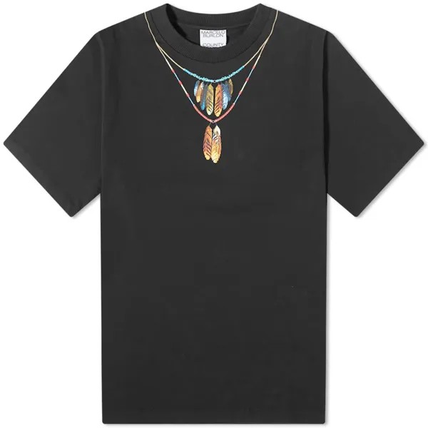 Футболка Marcelo Burlon Feather Necklace Tee