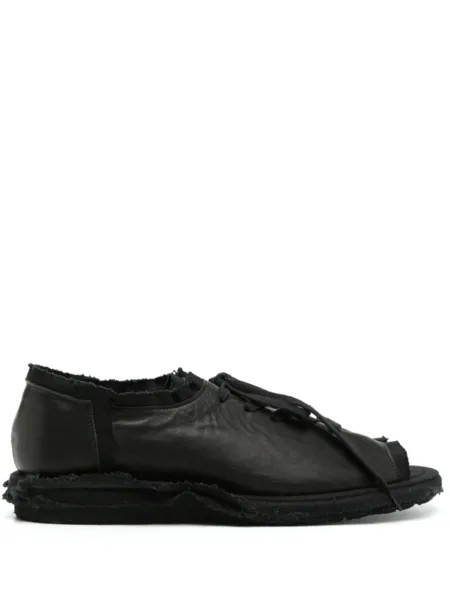 Сандалии на шнуровке Yohji Yamamoto, черный