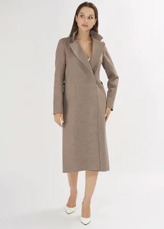 Пальто женское MTFORCE 42105 коричневое 40 RU
