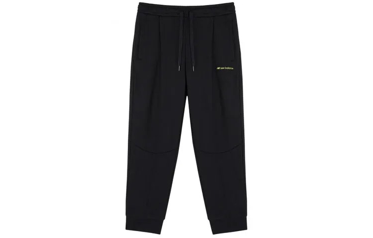 Женские трикотажные спортивные штаны New Balance, цвет Black