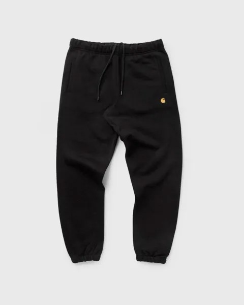 Спортивные штаны Carhartt Wip Chase Sweat Pant, цвет black / gold