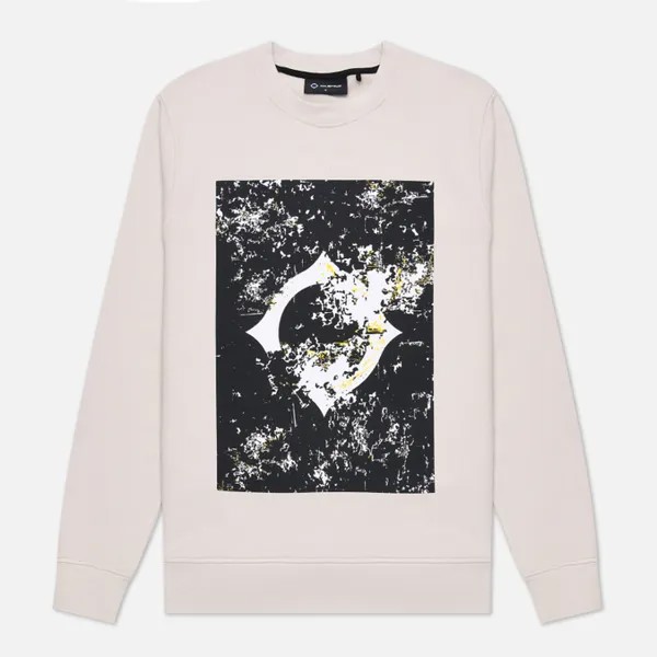 Мужская толстовка MA.Strum Decay Print Crew Neck серый, Размер S