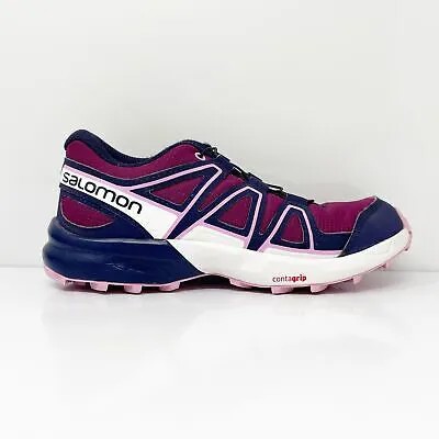Кроссовки Salomon Girls SpeedCross 412888 Purple Hiking Shoes Размер 1