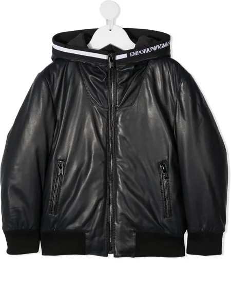 Emporio Armani Kids пуховик на молнии