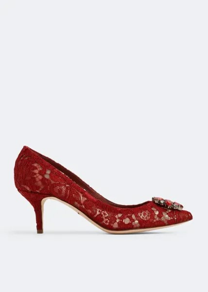 Туфли Dolce&Gabbana Lace Rainbow, красный