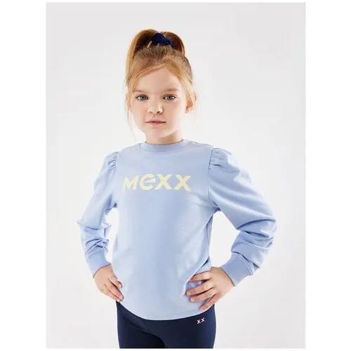 Джемпер для девочек MEXX; цвет Light Blue; р.110-116