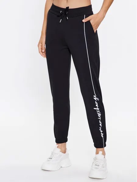 Спортивные брюки стандартного кроя Armani Exchange, черный