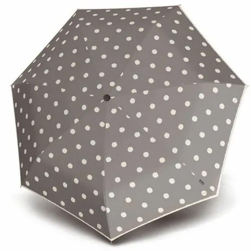 Зонт Knirps механический T.020 Small Manual DOT ART TAUPE 95 3020 4902