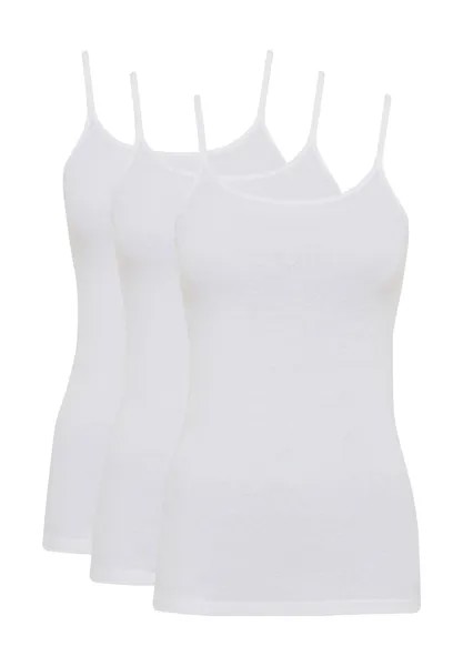 Хлопковый топ Basics Катя, 3 шт., женский Triumph, белый