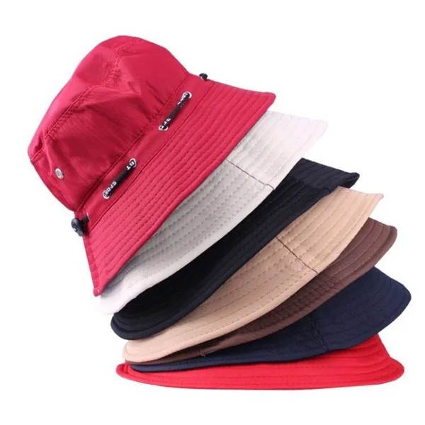 Летний открытый хип-хоп поход унисекс ведро шляпа cap cotton sun hats