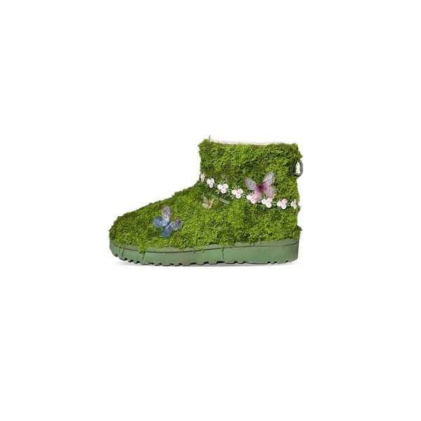 CLASSIC MINI Зимние ботинки женские зеленые Ugg