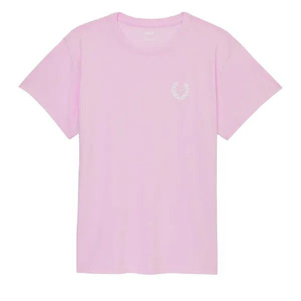 Футболка Victoria's Secret Pink Oversized Short-sleeve Campus, розовый