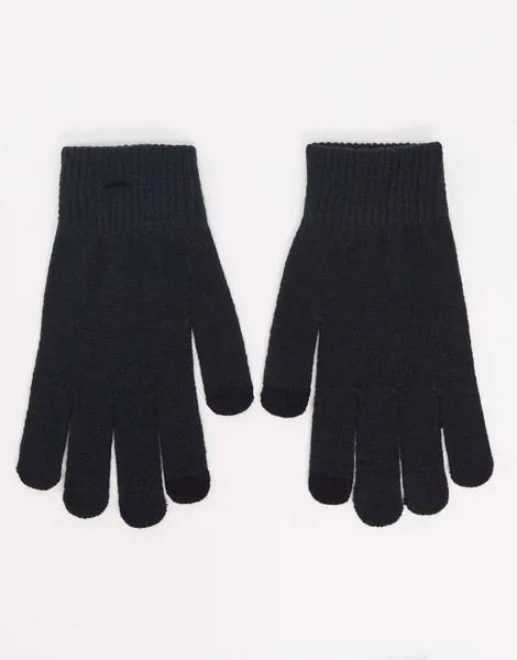 Черные перчатки для сенсорных гаджетов Pieces-Черный