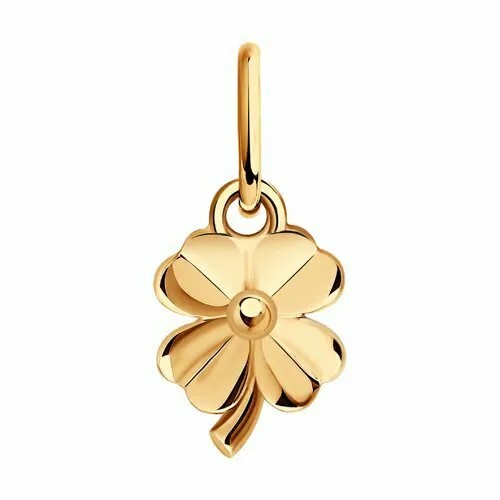 Подвеска GOLD CENTER, красное золото, 585 проба