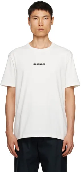 Футболка  Jil Sander Printed, белый