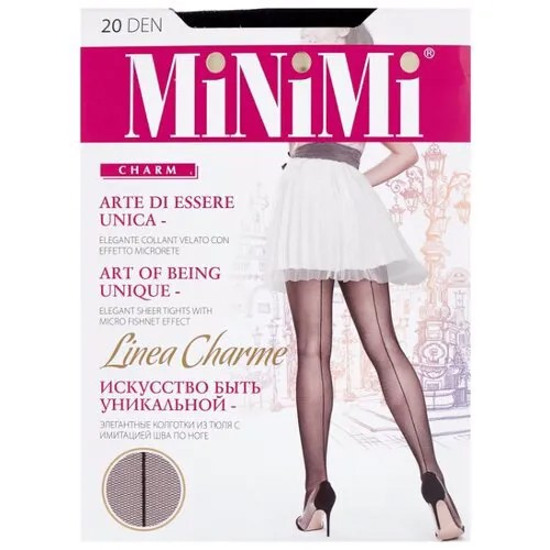 Колготки MiNiMi Linea Charme 20 den, размер 4-L, nero (черный)