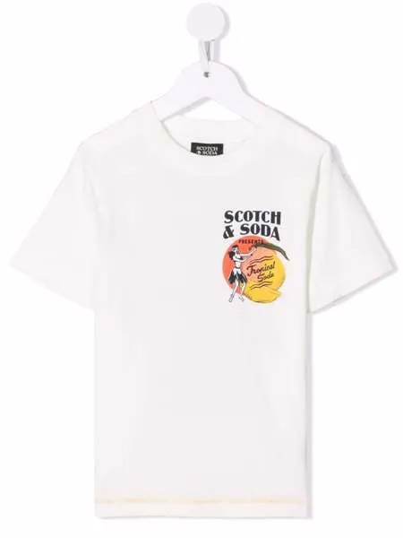 Scotch & Soda футболка с графичным принтом