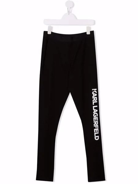 Karl Lagerfeld Kids легинсы с логотипом