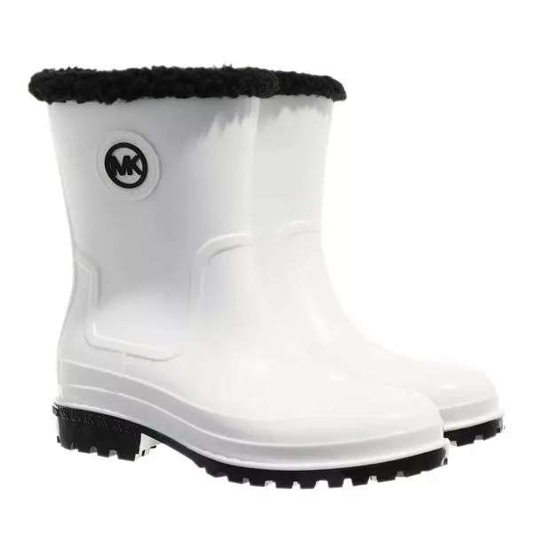 Ботинки montaigne pullon rainboot optic white/black Michael Michael Kors, белый