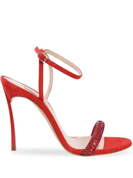 Casadei сандалии Blade Stratosphere 100 мм, красный