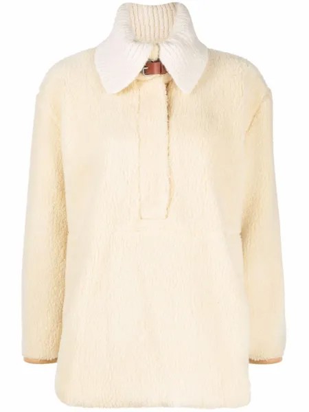 ISABEL MARANT шуба Brigette из овчины, нейтральный цвет