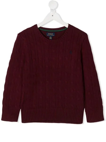 Ralph Lauren Kids джемпер фактурной вязки