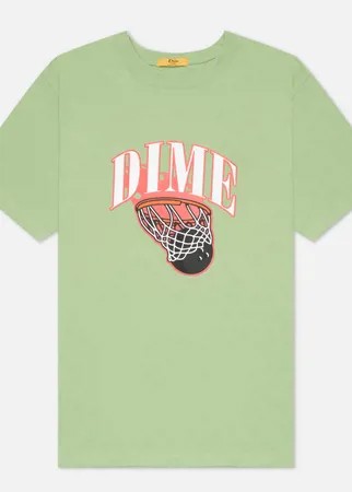 Мужская футболка Dime Basketbowl, цвет зелёный, размер L