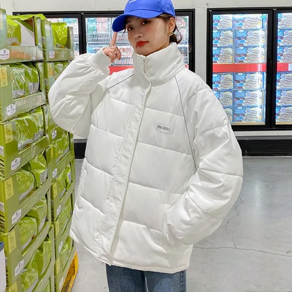 Зимняя хлопковая куртка UNIQYB ZA 2021, пальто для молодых людей, зимняя теплая парка, повседневное модное студенческое пальто, Короткие пуховые х...