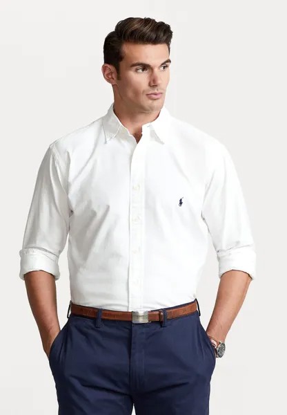 Рубашка GARMENT-DYED OXFORD Polo Ralph Lauren Big & Tall, белый