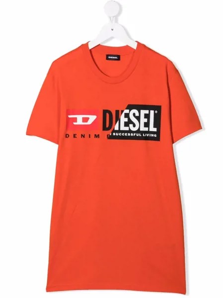 Diesel Kids футболка с логотипом