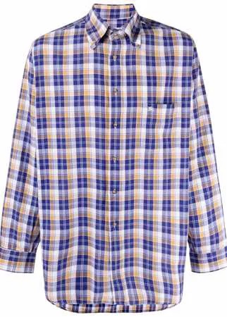 Burberry Pre-Owned рубашка 2000-х годов в клетку