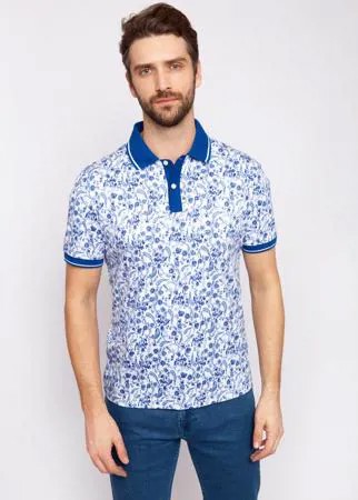 Футболка-поло мужская 19S-PBW16SS-CT/92 Kanzler голубая 2XL