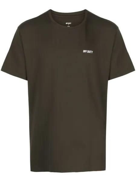 Off Duty футболка Rigg Active с логотипом, зеленый