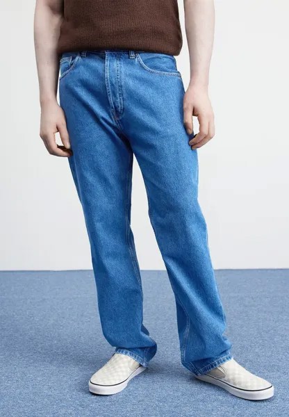 Джинсы-сигареты Nolan Pant Carhartt WIP, цвет blue heavy stone wash